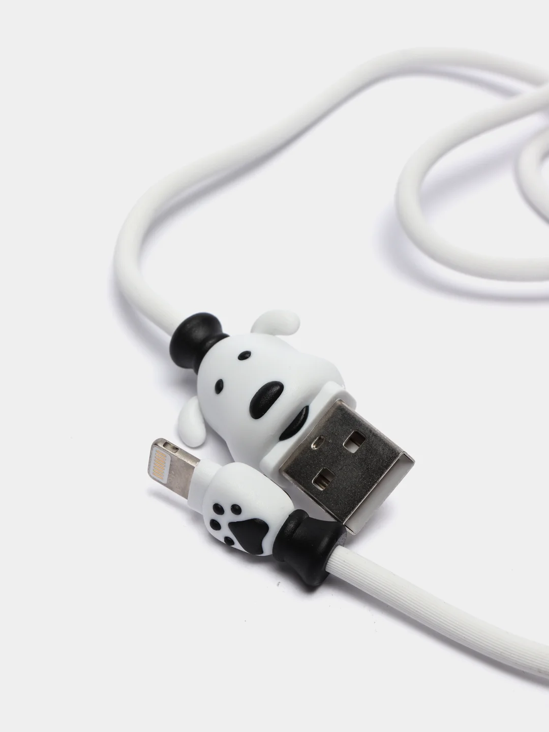 Белый кабель для IPhone Remax Dog