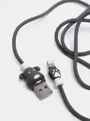 Черный кабель для IPhone Remax Dog