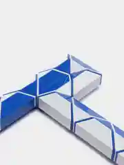Головоломка змейка синяя/ Логическая игрушка