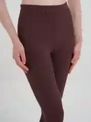 Коралловый меланж лосины женские, со штрипками