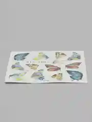 Наклейки для ногтей "Бабочки", акварельные, водные