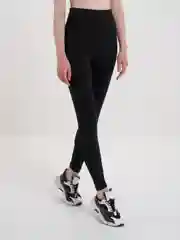 Черный лосины женские, хлопок