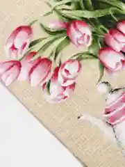 Карамельный вафельное полотенце для кухни, набор 3 штуки, 45х60 см, на День Рождения
