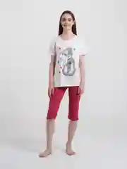 Белый женская пижама