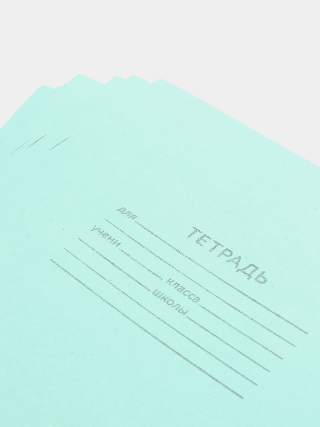 Зеленый рабочая тетрадь, зеленая, 12 листов, клетка/ линейка/ косая линейка с полями, белизна 92%
