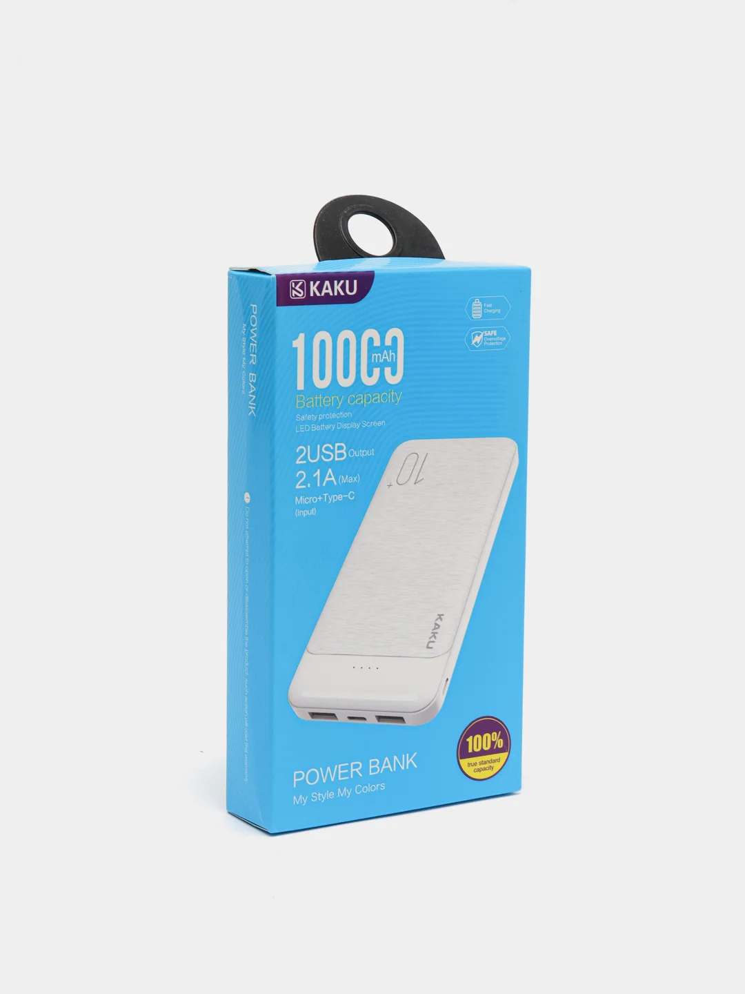 Беспроводное зарядное устройство Power Bank KSC-316, 1000 mah, цвет белый