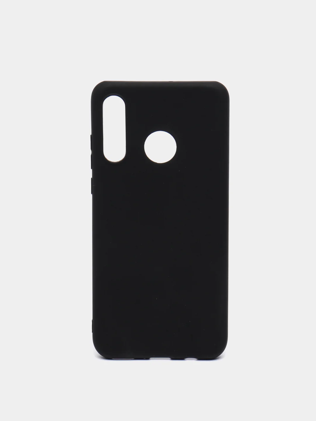 Черный силиконовый чехол для Huawei P30 Lite / Honor 20 Lite / Honor 20s / P30 Lite New Edition Хуавей П30 лайт, прозрачный