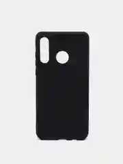 Черный силиконовый чехол для Huawei P30 Lite / Honor 20 Lite / Honor 20s / P30 Lite New Edition Хуавей П30 лайт, прозрачный