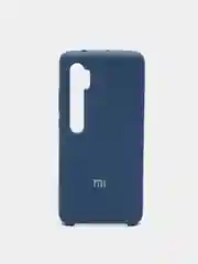 Темно-синий чехол силиконовый Silicone Cover Case для Xiaomi Mi CC9 Pro, Note 10