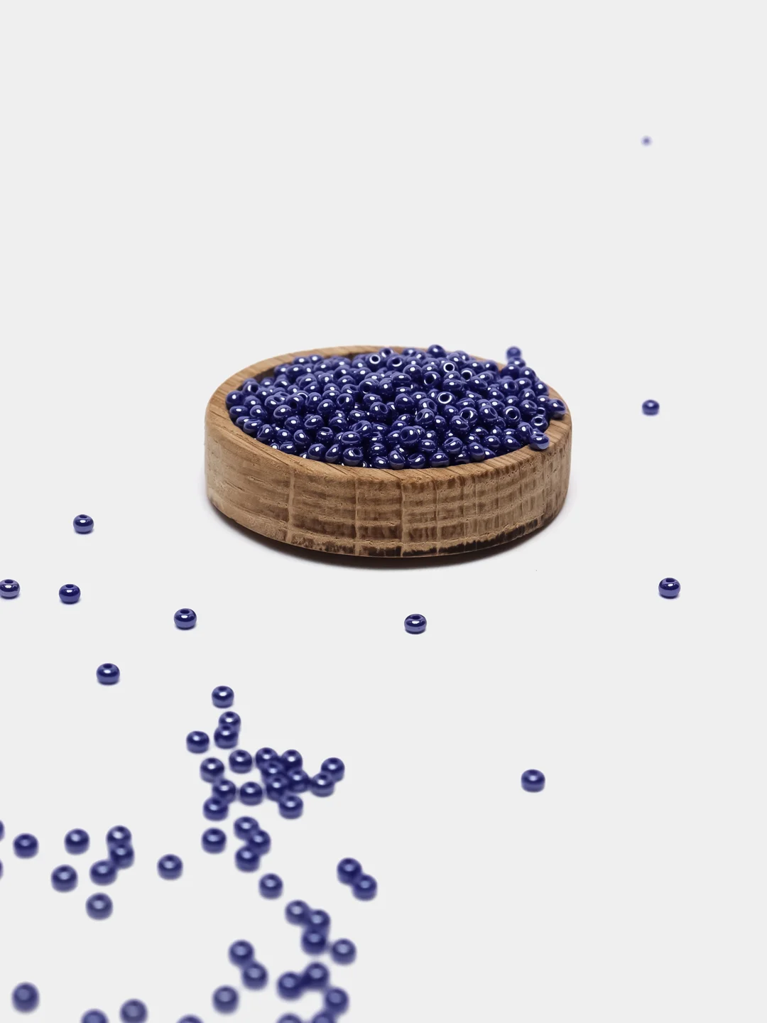 Темно-синий чешский бисер Preciosa 10/0, Opaque sfinx, 10 и 50 грамм