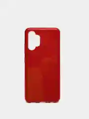Красный чехол Samsung Galaxy A32 4G, Самсунг Галакси А32  блестящий сияющий