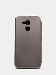 Тёмно-серый чехол-книга Honor 6сpro с картхолдером и подставкой