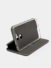 Тёмно-серый чехол-книга Honor 6сpro с картхолдером и подставкой