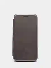 Тёмно-серый чехол-книга Honor 6сpro с картхолдером и подставкой