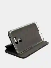 Черный чехол-книга Honor 6сpro с картхолдером и подставкой