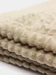Песочный хаки плед-покрывало "Кубик", 220 х 200 см