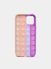 Бирюзовый чехол силиконовый для iPhone, Pop it 2 12 Pro 12 Pro Max 11 11 Pro Max 11 Pro X/XS  XS Max