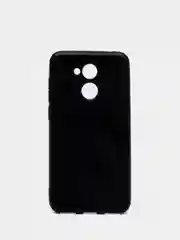 Черный силиконовый однотонный чехол Honor 6с Prо