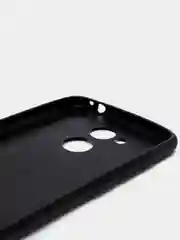 Черный силиконовый однотонный чехол Honor 6с Prо