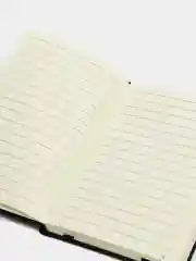 Багровый наруто блокнот черный матовый кожанный
