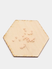 Капли граненные, из стекла, 3 х 5 мм, 25 штук