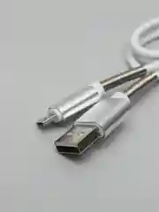 Белый кабель для зарядки Type-C