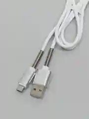 Белый кабель для зарядки Type-C