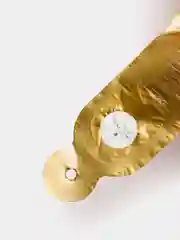 Золотой воздушный шар "Сердце", фольгированный