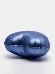 Синий воздушный шар "Сердце", фольгированный