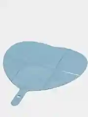 Голубой воздушный шар  "Сердце" фольгированный