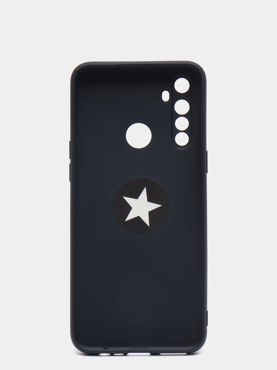 Индиго чехол Realme C3 / 5 / 6i  Реалми С3 / 5 / 6ай силиконовый с кольцом держателем
