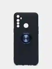 Индиго чехол Realme C3 / 5 / 6i  Реалми С3 / 5 / 6ай силиконовый с кольцом держателем