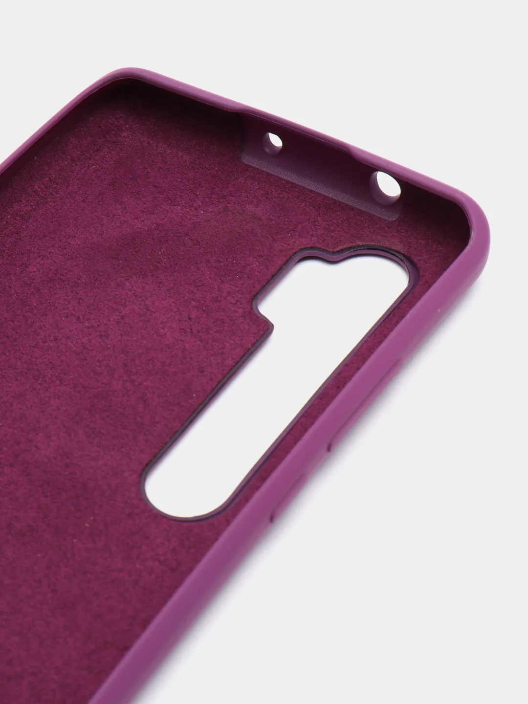 Пурпурный чехол силиконовый Silicone Cover Case для Xiaomi Mi CC9 Pro, Note 10