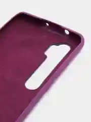 Пурпурный чехол силиконовый Silicone Cover Case для Xiaomi Mi CC9 Pro, Note 10