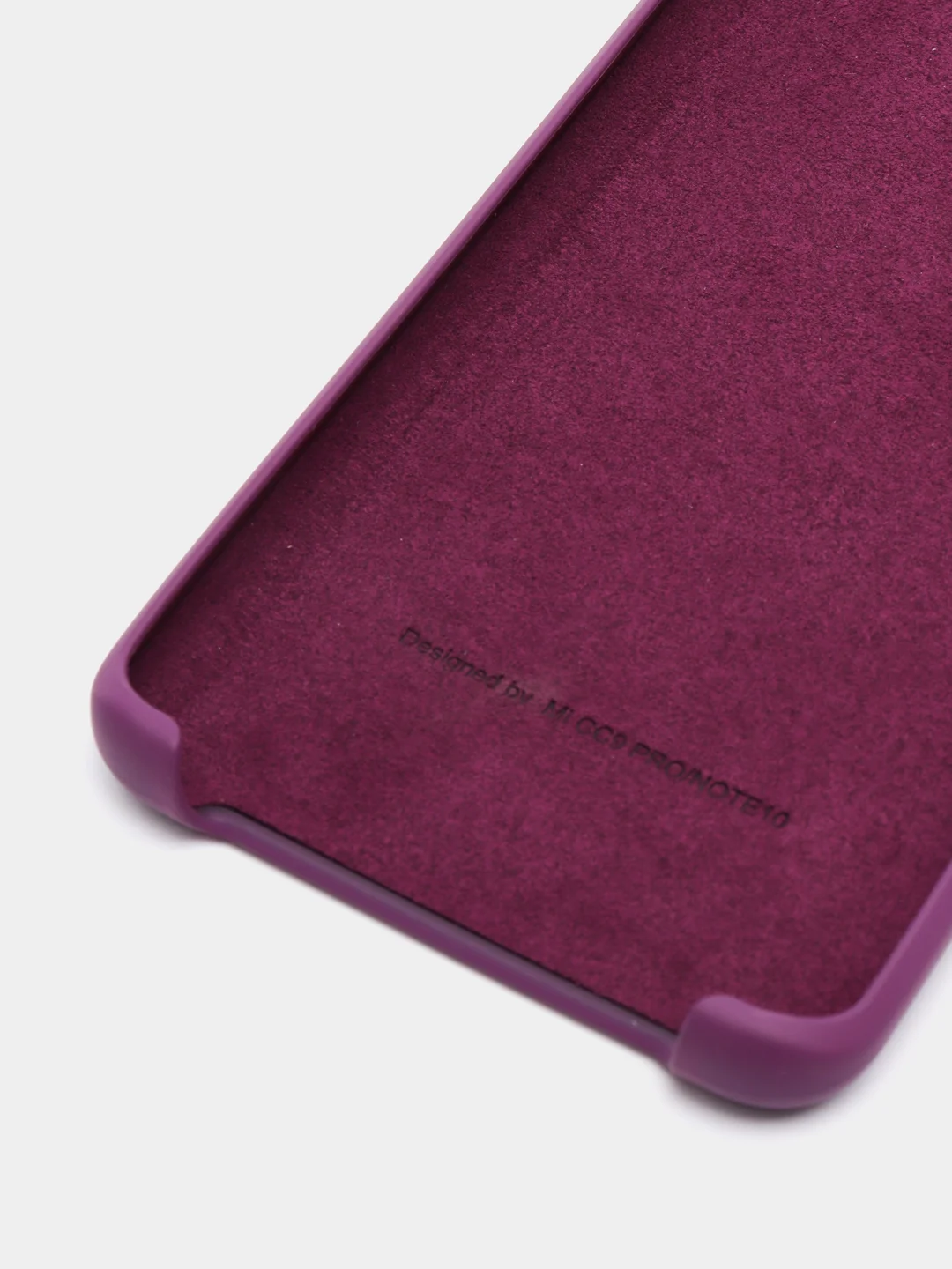 Пурпурный чехол силиконовый Silicone Cover Case для Xiaomi Mi CC9 Pro, Note 10