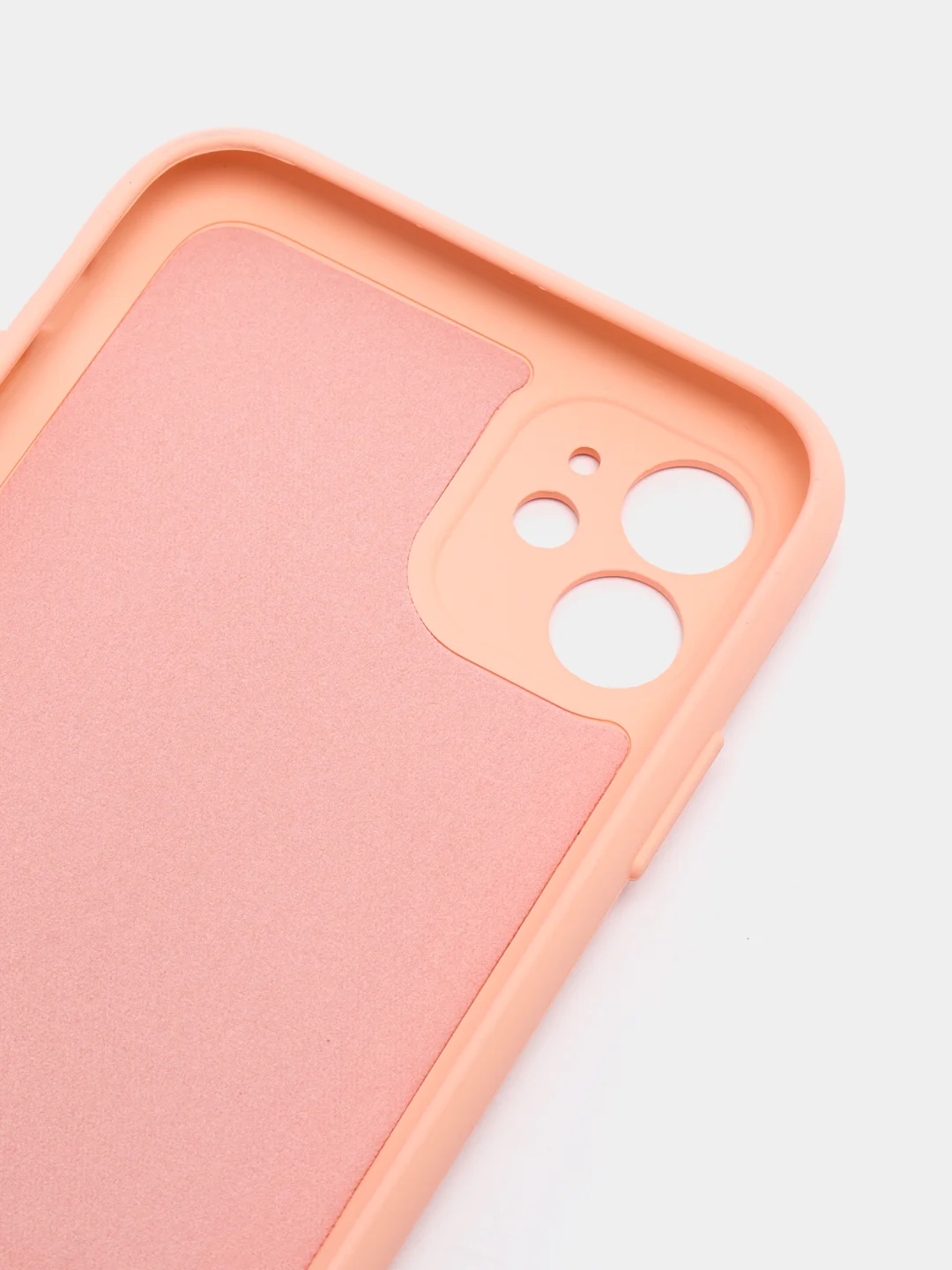 Манго чехол для iPhone 11, 12 с бархатной подкладкой с картинкой / рисунком