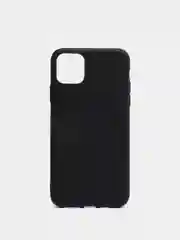 Чехол силиконовый матовый черный для iPhone 11 Pro Max