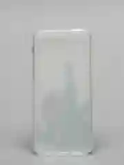 Зеленый чехол iPhone 11, 12/ 12 Pro 6.1 mini, 7/ 8/ SE 2020, 5/ 5s /se 2016 с новогодним рисунком