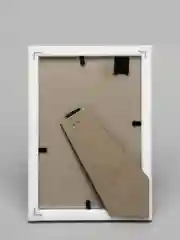Бежевый фоторамка со стеклом, 10 x 15, А6, пластиковая