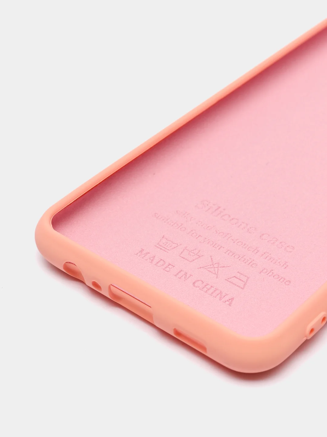 Коралловый меланж чехол Siliconе Case для Samsung A01 Core Samsung M01 самсунг А01 коре самсунг М01
