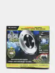 Уличный светильник на солнечной батарее Disk lights 8 LED, 1шт