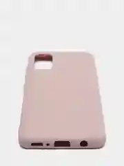 Коралловый меланж чехол Silicone Cover для Samsung Galaxy A41, Самсунг Галакси А41 силиконовый