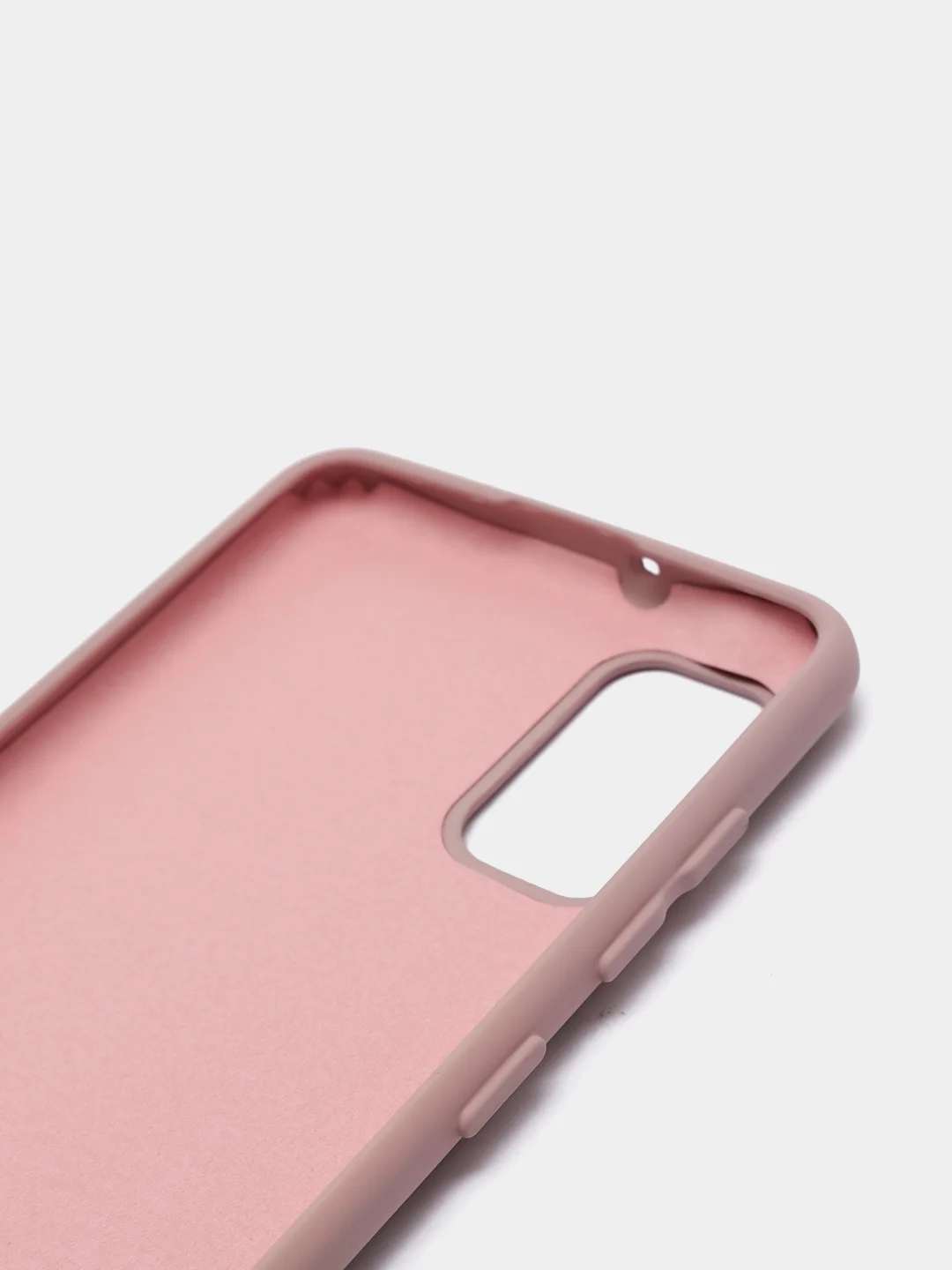 Коралловый меланж чехол Silicone Cover для Samsung Galaxy A41, Самсунг Галакси А41 силиконовый