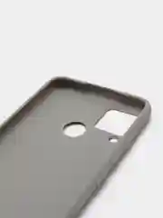 Серый чехол для Realme C15, силиконовый, матовый
