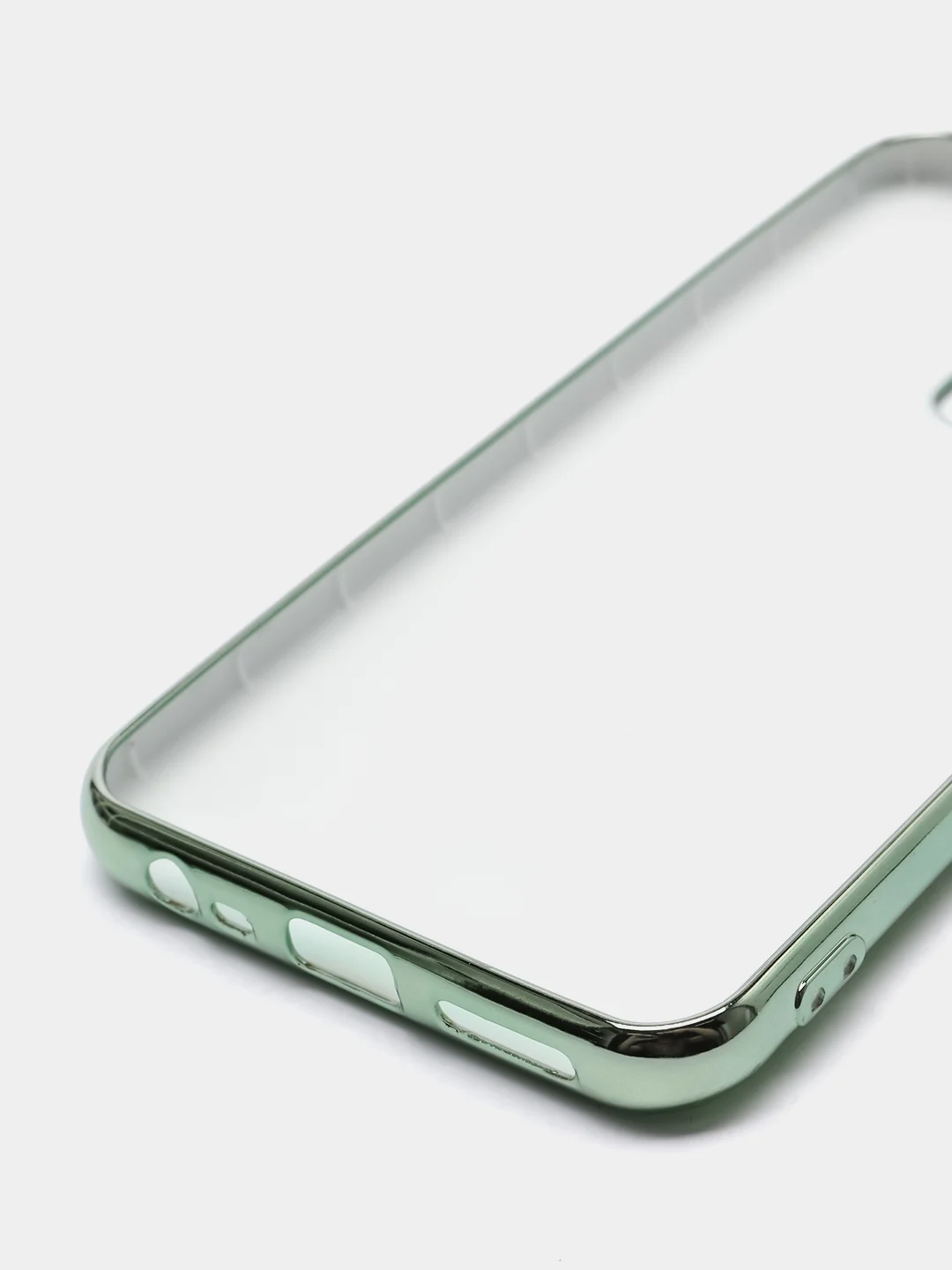 Зеленый чехол Xiaomi Redmi 8, Redmi 8A, Сяоми Редми 8, 8А цветной силиконовый с глянцевой рамкой