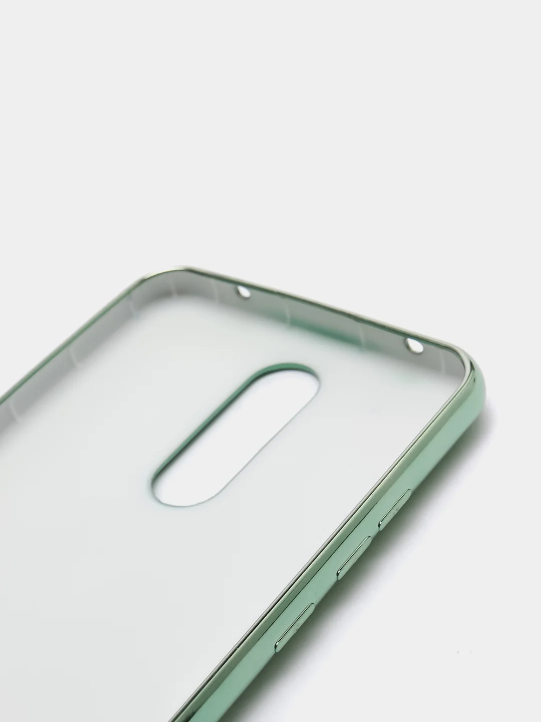 Зеленый чехол Xiaomi Redmi 8, Redmi 8A, Сяоми Редми 8, 8А цветной силиконовый с глянцевой рамкой