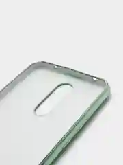 Зеленый чехол Xiaomi Redmi 8, Redmi 8A, Сяоми Редми 8, 8А цветной силиконовый с глянцевой рамкой
