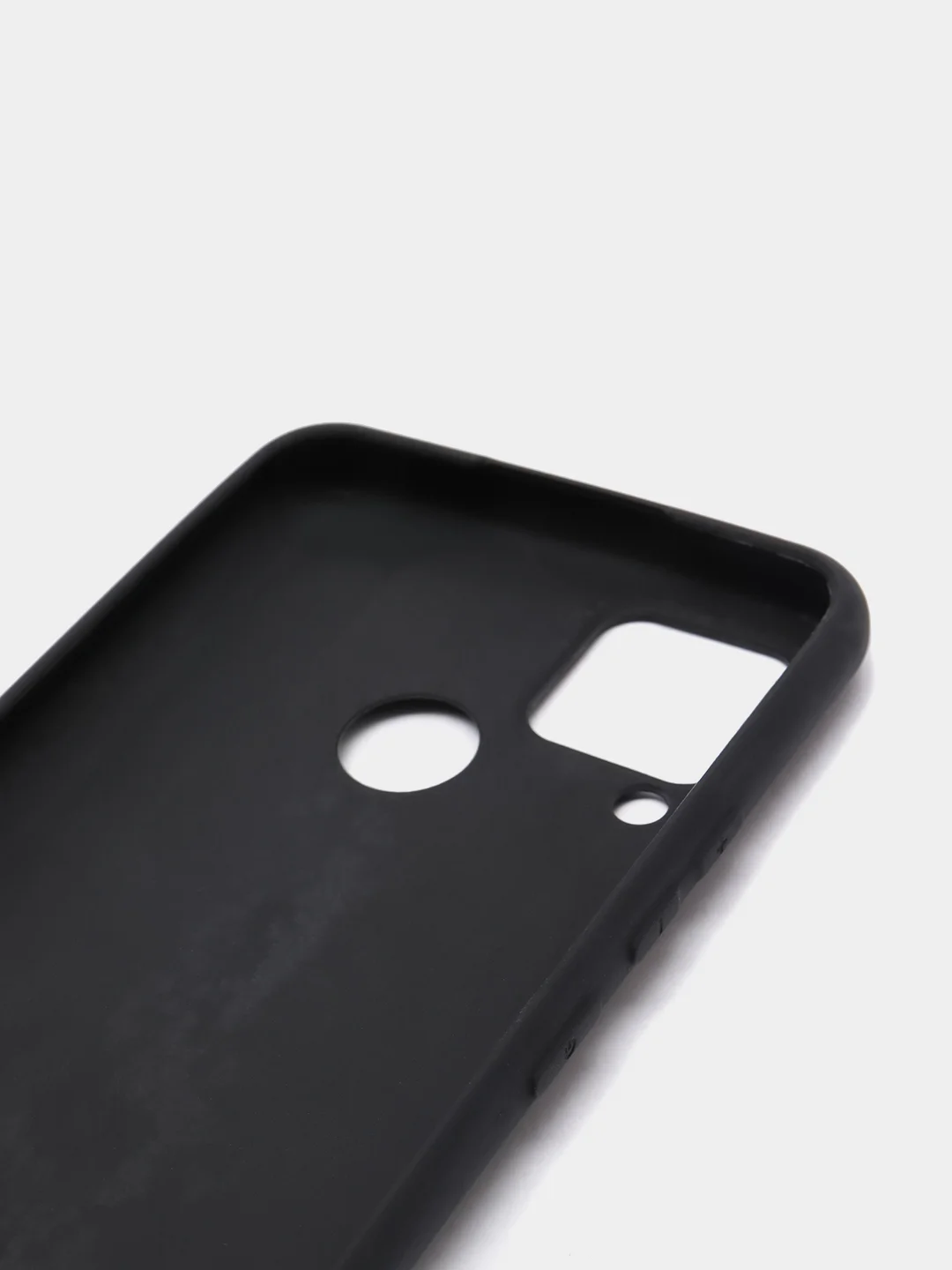 Черный чехол для Realme C15, силиконовый, матовый