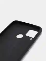 Черный чехол для Realme C15, силиконовый, матовый