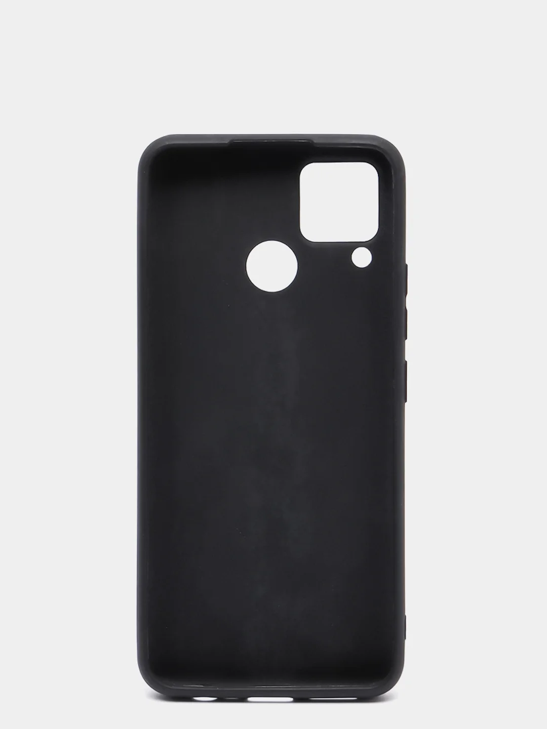 Черный чехол для Realme C15, силиконовый, матовый